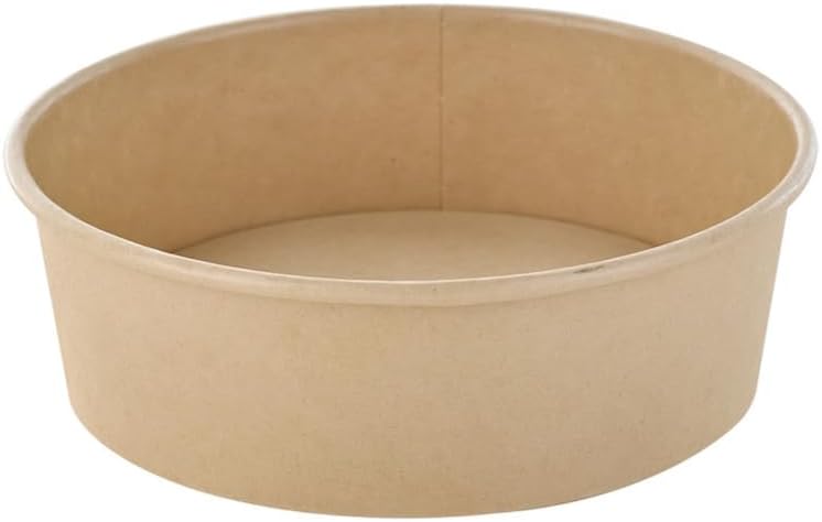 PacknWood 210PCW480TF 5.9 Dia. x 5 x 1.85 in. 16 oz Buckaty Bamboo Paperboard Multi Purpose Bowl - 360 Piece
