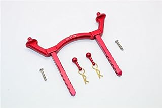 GPM For Thunder Tiger Kaiser XS Upgrade Parts Aluminum Rear Body Post Mount - 1 Set Red