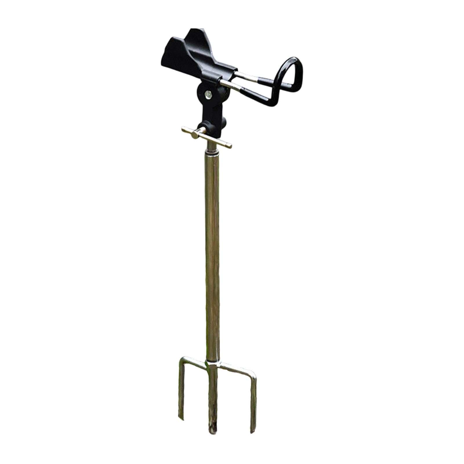 BWANGIAO Sturdy Stainless Steel Fishing Rod Holder For Waterfront Fishing With 360 Degree Rotation And Adjustable Position