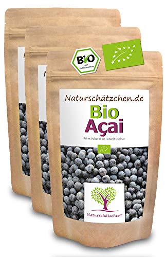 Bio Acai Pulver (Acaipulver) in geprüfter Bio-Qualität (DE-ÖKO-22) - Bio Superfood (1x 100g)