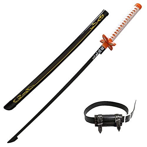 Demon Slayer Insect Hashira Shinobu Kocho 104cm épée en bois cosplay avec Fourreau,Japonais Anime Personnage de Arme Modèle Prop avec Ceinture pour Amateurs Anime collecte,Enfants Jouets Katanas Cover