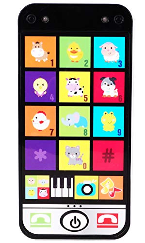 Toyland® Mein erstes Smartphone - Enthält mehr als 10 Melodien und Tiergeräusche - 12 m + - Babyspielzeug