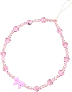 Toyvian Corrente De Telefone Móvel Amuleto De Telefone Com Contas Mercadoria De Sobrevivente Cordão De Telefone Com Cercadura Alça De Telefone Com Cercadura Amuleto De Celular Boêmio Com