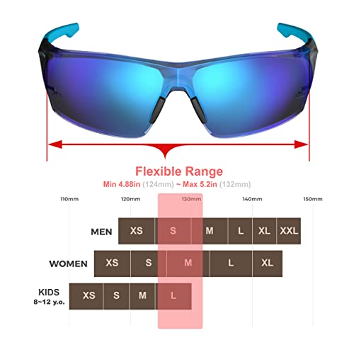 Eazyrun S2492 Small Outdoor Sports Sunglasses For Women Men Youth, Uv 400 Protection Softball Cycling Running Baseball #TOP2
