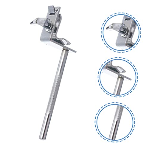 Abrazadera para montaje de cowbell, accesorio para batería y percusión, superficie lisa, fácil de usar miniatura 6
