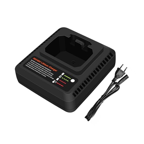 LCS36 / LCS40 Chargeur Compatible avec Les Batteries de Rechange 36V-40V 2,5Ah pour Black Decker Batterie 36V pour Black Decker Batterie 40V LBXR36 LBX36...
