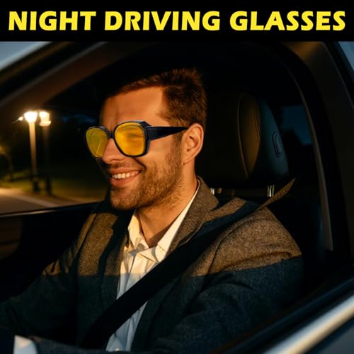 Night Vision Glasses for Driving, Anti Glare Polarized Driving Sunglasses UV Protection Eyewear for Men and Women4