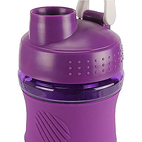 Squeeze Garrafa De Água Fitness Academia Com Alça 760 ML (Roxo)