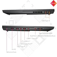 HP Omen 16 Gaming Laptop, AMD Ryzen 7 5800H, RTX 3070, 16GB RAM, 1TB SSD – Ansicht 3