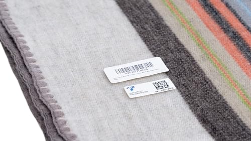 Image of QISU Alpaca Wool Blanket Throw | Large, Beautiful, Warm, Variegated | 85 x 65 inches | Ultra-Soft, Hypoallergenic and Breathable | Non-Itchy or Scratchy Fabric (Relaxing Tans)