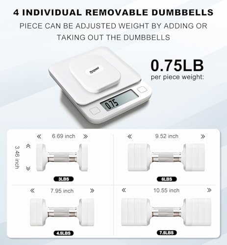 Image of 15LB 20LB 30LB 40LB 50LB Adjustable Dumbbell Set Free Weights Dumbbells Set for Women Men Hand Weights Sets Adjust Dumbbell Weight Sets for Home Gym Exercise Workout Strength Training Equipments