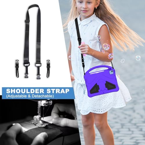 Coque iPad légère antichoc violette : protection intégrale optimale A19