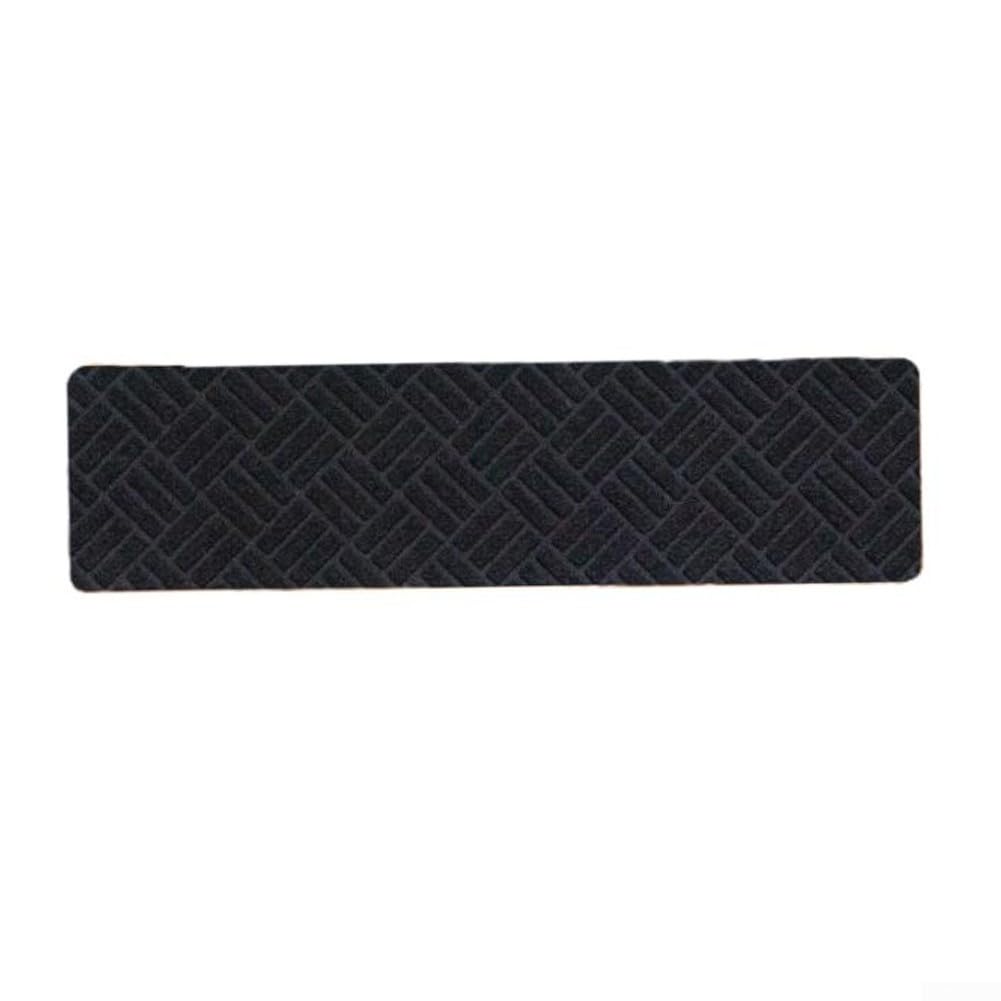 GLOBALHUT Tappeti per Scale Antiscivolo 15.75x7.87in Sicuri(Diamond Black)