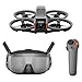 DJI Avata 2 Fly Smart Combo (ein Akku), FPV-Drohne mit Kamera 4K, Immersive Experience, One-Push-Akrobatik, Integrierter Propellerschutz, 155° FOV, Kameradrohne mit Goggles N3 und RC Motion 3