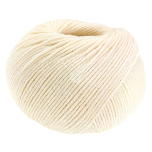 LANA GROSSA Cool Wool Big | Extrafeine Merinowolle waschmaschinenfest und filzfrei | Handstrickgarn aus 100% Schurwolle (Merino) | 50g Wolle zum Stricken & Häkeln | 120m Garn FB 1008