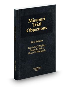Paperback Missouri Trial Objections, 2008 ed. Book