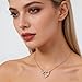 Boho Hochzeit Cz Tiny Heart Halskette Gold Kleine Strass Zierliche Herz Kette Anhänger Halskette Zart Einfach Niedlich Kristall Liebe Form Choker Hohl Glitzernd Dünne Zirkonia Minimalistisch Frauen