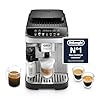 De’Longhi Magnifica Evo - Perfetto Machine à Café Automatique avec LatteCrema Mousseur à Lait Automatique, 7 Boissons en une Seule Touche, Commandes Soft Touch, Argent et Noir (ECAM292.81.SB)