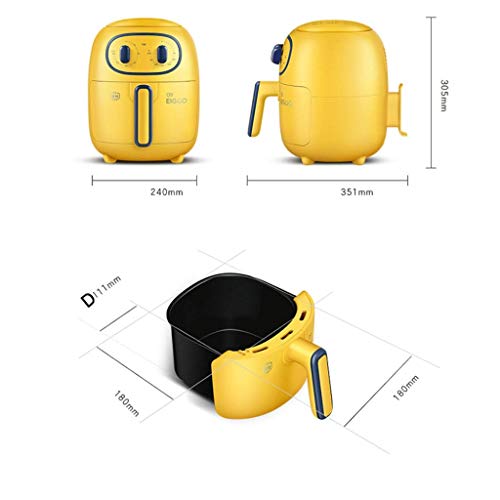 Heißluftfritteuse Home Multifunktions 3.0L Große Kapazität ölfreie fettarme Pommes Frites Maschine Exquisite – Bild 3