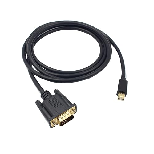 BRIGHTFUFU to Vga Cable Displayport to Vga to Vga Cable 6ft Black Mini Displayport to Vga Cable