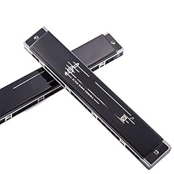 KIRANDIE 24 Trous Harmonica Professional Performance Organe Bouche à Bois Touche Musicale de C/D/E/F/G/A/B (Color : Deep… - Les Beatles, Paul McCartney, John Lennon, RIngo Starr, George Harrison KIRANDIE 24 Trous Harmonica Professional Performance Organe Bouche à Bois Touche Musicale de C/D/E/F/G/A/B (Color : Deep… – Image 4