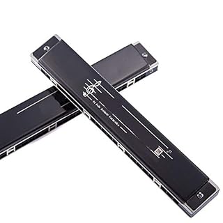 KIRANDIE 24 Trous Harmonica Professional Performance Organe Bouche à Bois Touche Musicale de C/D/E/F/G/A/B (Color : Deep… - Les Beatles, Paul McCartney, John Lennon, RIngo Starr, George Harrison KIRANDIE 24 Trous Harmonica Professional Performance Organe Bouche à Bois Touche Musicale de C/D/E/F/G/A/B (Color : Deep… – Image 4