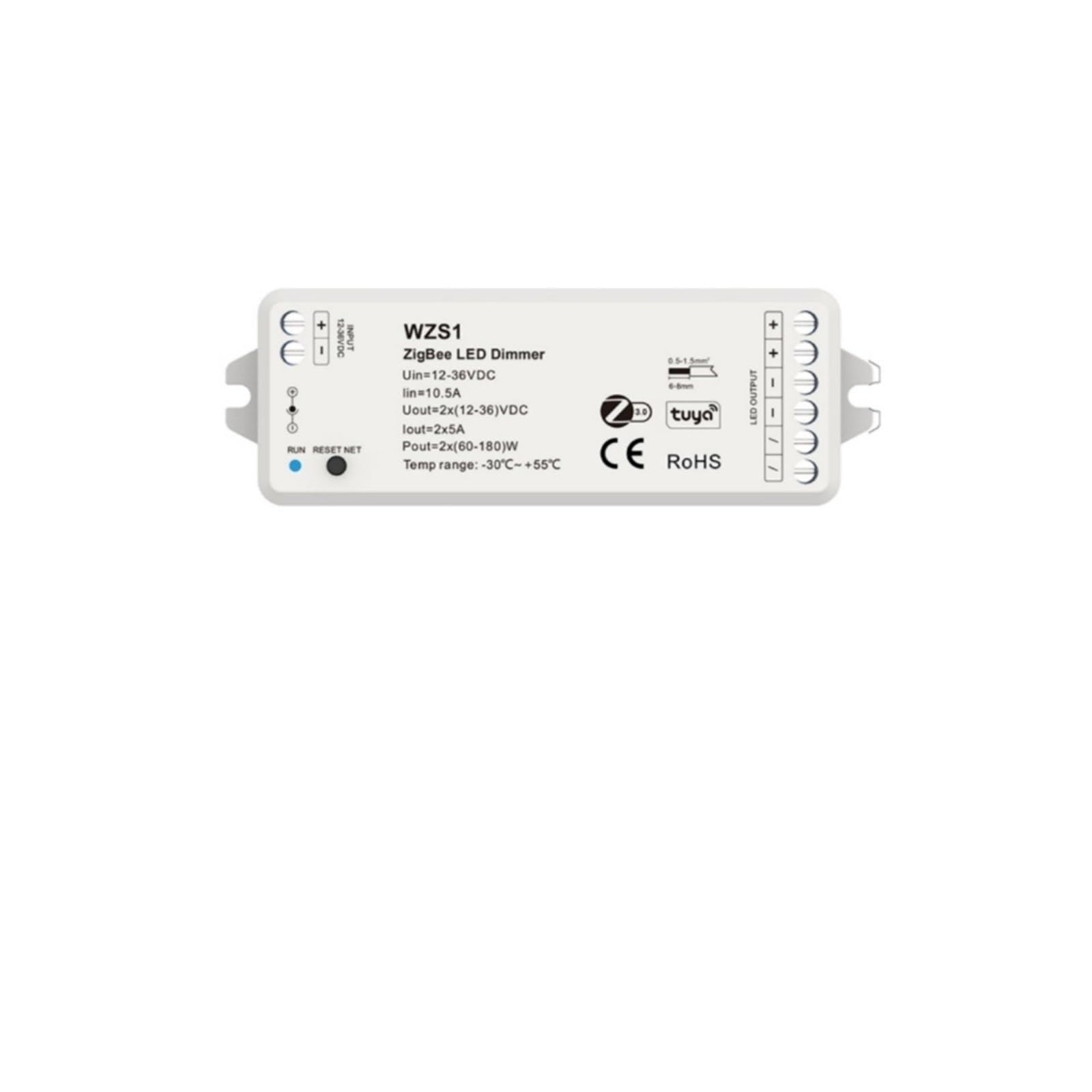 WZS1/2/3/4/5 DC12-24-36V LED kontroler głos/sterowanie nadaje się do jednokolorowych CCT RGB RGBW + pasków (WZS1)