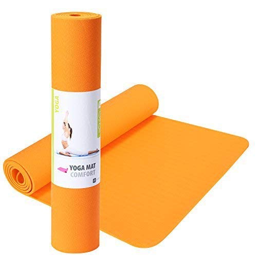 Image of IRIS Fitness Non Slip 6 mm TPE Yoga Mat for Hot Yoga Pilate Gymnastics