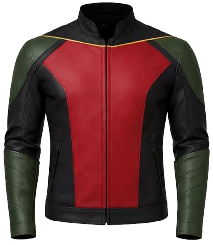 Veste de motard en cuir haut de gamme super-héros le cadeau idéal pour homme fan de cosplay