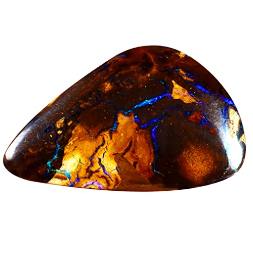 Opale Boulder Koroit naturelle cabochon 21x12 mm multicolore en vrac pour bijoutier