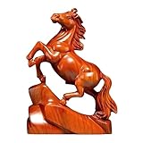 Esculturas Y Aďornos De Caballo - Souvenir De Bendición En Madera Tallada A Mano | Decoración Equina Con Significado De Éxito Para Hogar | Oficina Salón Superiør De Mesa 2026 Año Nuevo Chino Navidad C
