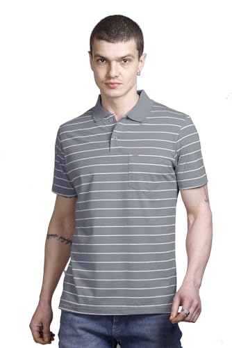Image of GODFREY Half Sleeve Cotton Polo T Shirt for Man with Pocket - Regular fit Men Tshirts