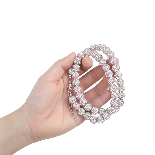 Collier de baseball avec perles et finitions tressées durables de 50 cm