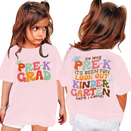 Image of Pre-K Graduation Shirt: Toddler Girls Boys Last Day of School T-Shirt Kids 2026 Preschool Graduation Gift Tops