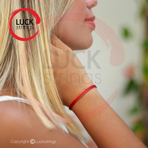 Luck Strings Red Cord Bracelet For Men And Women thumb #2