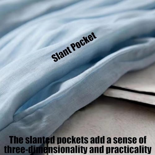 HUIQINGLI Wrap Around A Line Linen Skirt, Women Fashion Casual Retro Flowing Drawstring Waist Soft Lightweight Maxi Skirt4