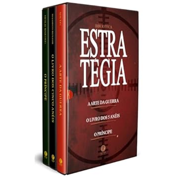 Capa do livro Biblioteca Estratégia - Box com 3 Livros - Edição de Luxo