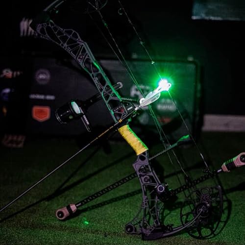 Image of 6PCS X Lighted Nocks for Arrows with .204 .233 .244 .246 Inside Diameter with H, S, GT Bushings High-Visibility LED Arrow Nocks, ON /Off Switch Included
