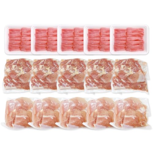 宮崎県産豚肉鶏肉便利4kg(豚肉200g×5、鶏もも300g×5、鶏むね300g×5)セット 宮崎県川南町 若鶏 もも むね スライス