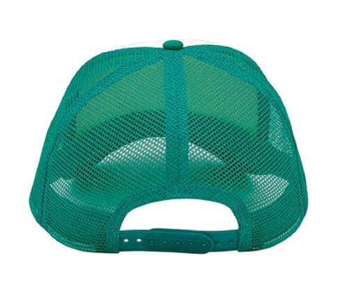 Image of NYFASHION101 Plain Mesh Trucker Hat - Breathable 6-Panel Daily Snapback Cap, Customizable Ideal for DIY Embroidery & Patches