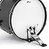 TIGER DKT28-BK Full Size Acoustic Drum 22" Bass Drum Kit with Stands Stool Sticks & Cymbals - Black #3