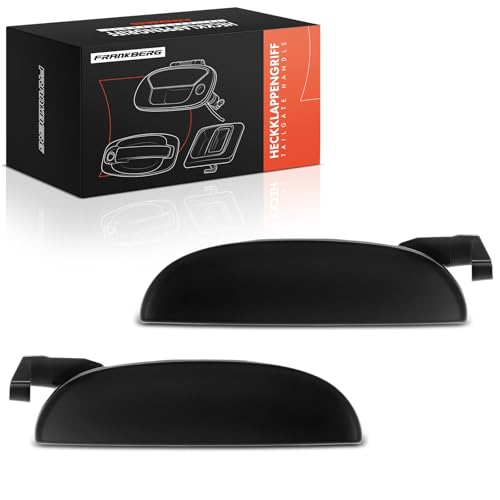 Frankberg 2x Manijas de Puerta de coche Tirador Puerta de Coche Exterior Delantero Trasero izquierdo derecho Compatible con Palio Compacto Palio Weekend Touring Siena Compacto Replace# 735289965