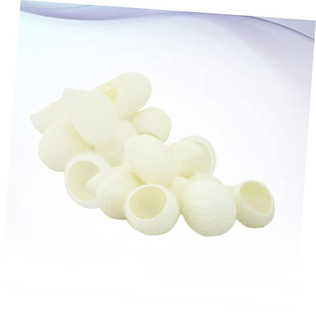 Beavorty 400stücke Natürliche Bio-gesichtsreinigung Mit Seidenkokons Sanfter Peeling-exfoliator Für Strahlende Haut Und Blackhead-entfernung Für Empfindliche Haut