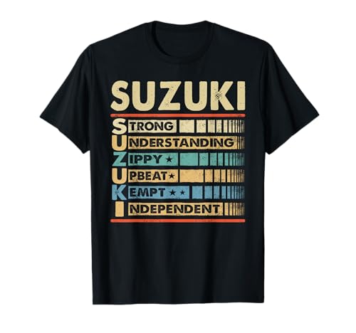 Suzuki Family Name, Suzuki Last Name Team T-Shirt
