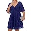 Sapphire Blue Flutter Sleeves
