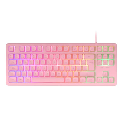 Mars Gaming MK023, Teclado Gaming TKL, Tecnología Híbrida H-Mech, Iluminación FRGB...