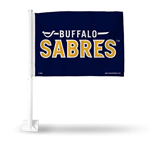 Nhl Rico Industries Car Flag With Included Pole, Buffalo Sabres - Secondary Design