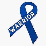 Magnet Warrior Blue Ribbon Magnetic Vinyl Sticker 5'