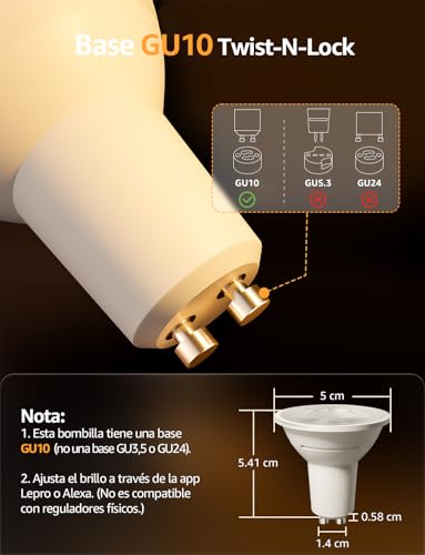 GU10 Halógeno 50W 17 Imagen adicional