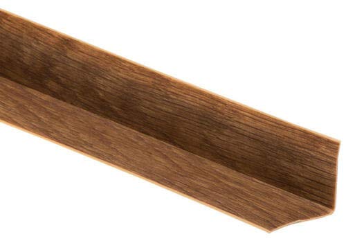 PVC Flexible Skirting Board - SELF-ADHESIVE - 28x22 mm 5 and 15 M Oak Beech Transition Profile Wall Caulk Strip TMW Profiles (15M, Old Oak)